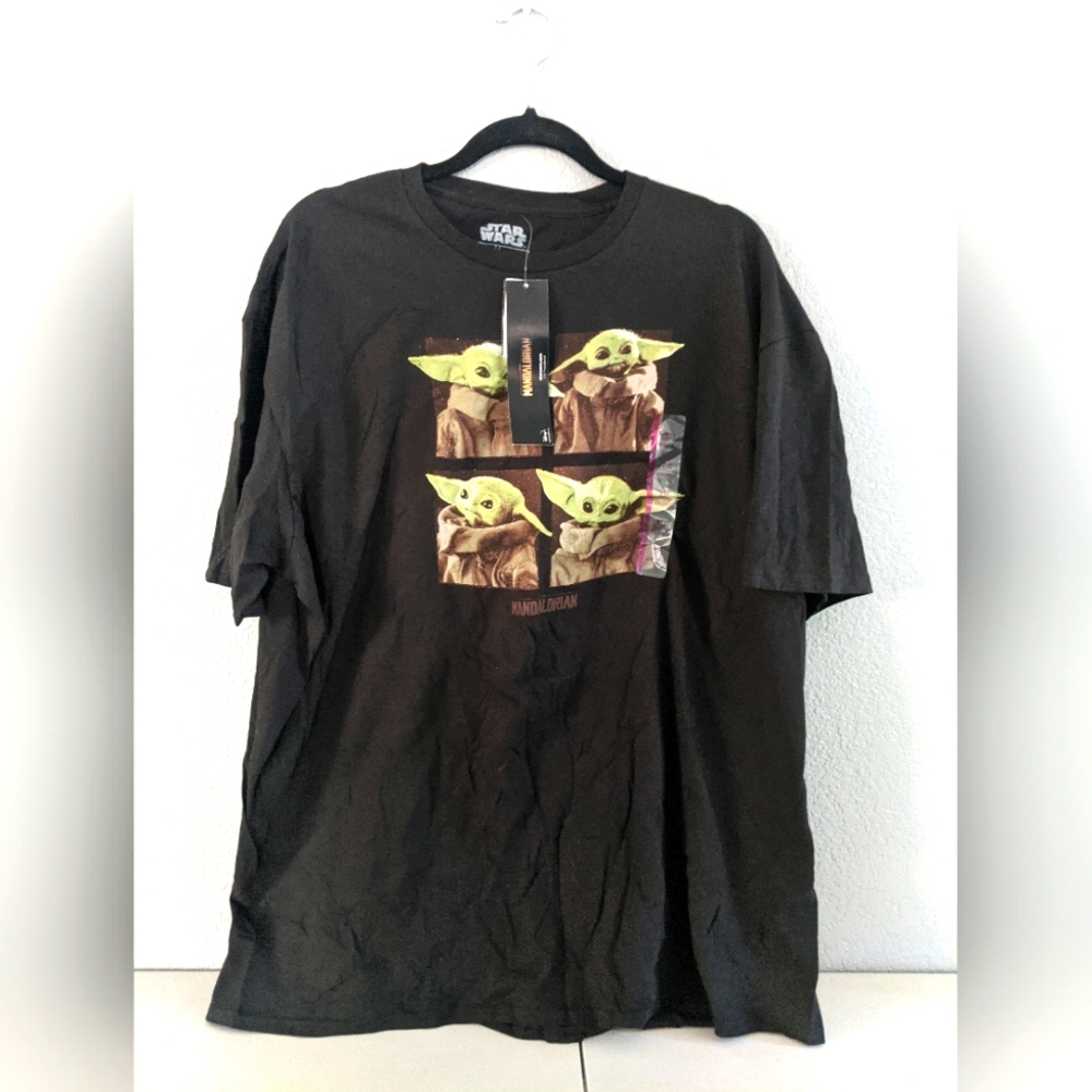 Disney Star Wars Mandalorian Grogu The Child Graphic Tshirt Park Day Gift